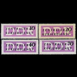 DDR 1956 - Scott# O33-6 Zentraler Set of 4 LH