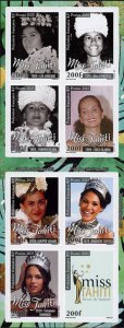 Year 2025 Miss Tahiti MNH