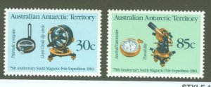 Australian Antarctic Territory #L57-8  Single (Complete Set)