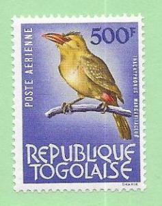 Togo #C4o   500f Bird  (MNH)   CV $30.00