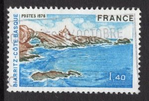 France   #1471  used  1976  tourism  Biarritz  1.40fr