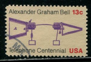 1683 US 13c Telephone Centenary, used