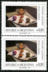 Argentina Sc# 1514 MNH Joined Pair : : 1985 : : Fortunato...