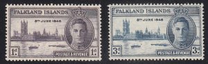 Falkland Islands - 1946 - Sc 97-98 - NH - Complete set