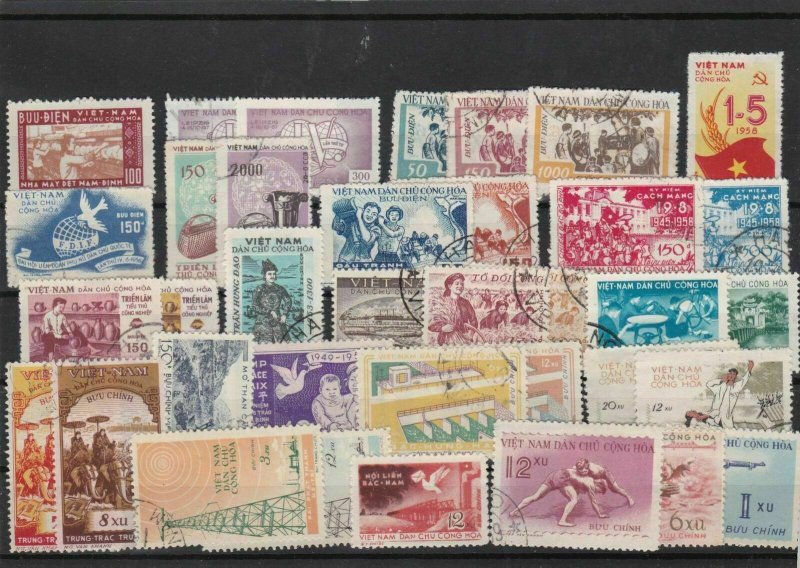 vietnam 1957-59 stamps  ref 12475
