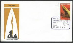 PAPUA NEW GUINEA 1971 commem cancel Duke of Edinburgh visit, Mt Hagen......25674