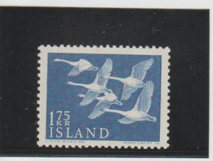 Iceland  Scott#  299  MH  (1956 Northern Countries)