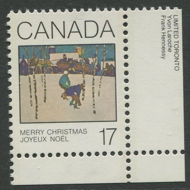 STAMP STATION PERTH Canada #871 Christmas 1980 MNH CV$0.25