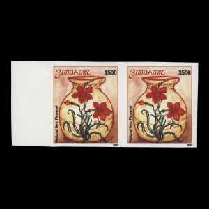 Zimbabwe 2003 Pimpernel imperf proof pair