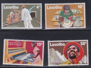 Lesotho # 116-119, Professions, Mint NH, 1/2 Cat,