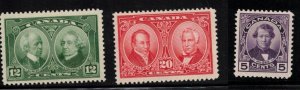 CANADA Scott # 146-8 MNH - Historical Issue - CV $99