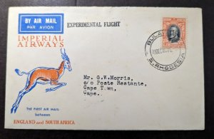 1931 Southern Rhodesia Airmail First Flight Cover FFC Bulawayo to Cape Town