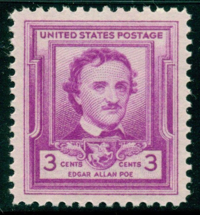 #986 3¢ EDGAR ALLAN POE STAMPS LOT OF 400, MINT- SPICE UP YOUR MAILINGS!!