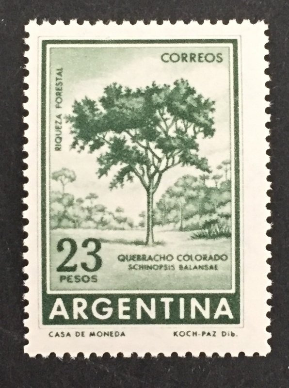 Argentina 1965 #701, Quebracho Tree, MNH.