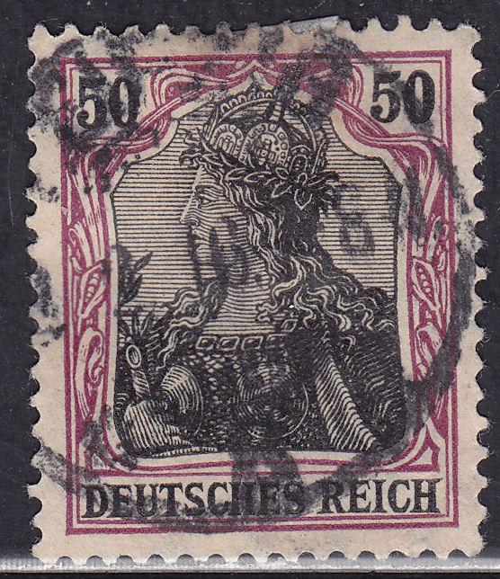 Germany 73 USED 1902 Deutsches Reich 50Pf