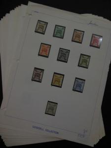 JORDAN : Beautiful, almost all MOG collection on pgs from 1920-1944. Cat £1,326.