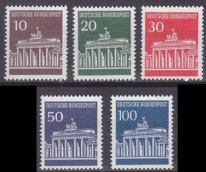 GERMANY BUND [1966] MiNr 0506-10 w ( **/mnh )