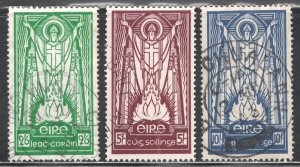 IRELAND #96-98 Used,  VF,  CV $290.00  ....   2920074