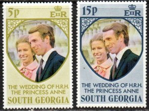 South Georgia Sc #37-38 MNH