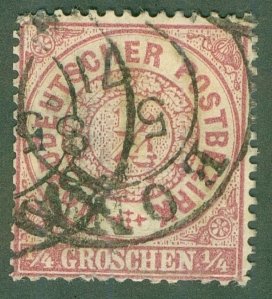 NORTH GERMAN CONFEDERATION 13 USED (RL) 3909 CV $16.00 BIN $7.00