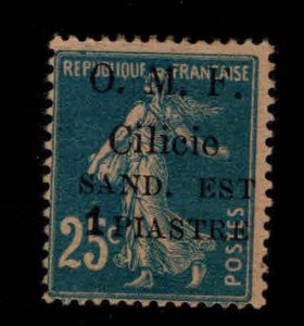 Cilicia Scott 113 Mint No Gum, MNG overprint on French stamp 1920