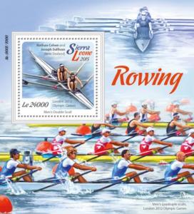 SIERRA LEONE 2015 SHEET ROWING SPORTS srl15709b