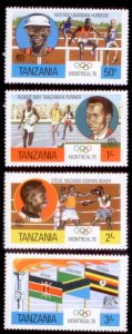 Tanzana 1976 SC# 58-61 Olympics MNH-OG E32