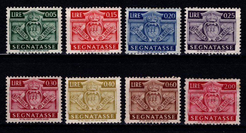 San Marino 1945 Postage Due, Part Set [Unused]