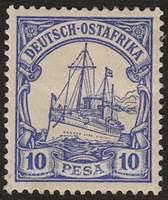 German Occupation of East Africa SG#18 Mint - 1901 10p.  -