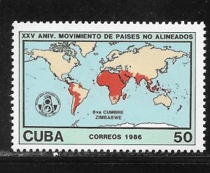 Cuba 2880 25th Nonaligned Nations single MNH