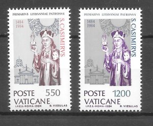 1984  St. Casimir of Lithuania   Sc# 731-732