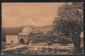 Jerusalem 1912 France Levant Tomb Rachel Bethlehem Palestine Judaica postcard