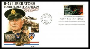 US 2765a-2765j Anniversary WWII Fleetwood Set of Ten U/A FDC