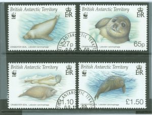 British Antarctic Territory #410-413