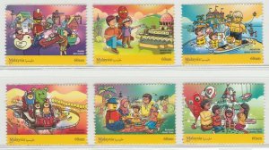 Malaysia 2017 Children's Holiday Activities - Legoland Set of 6V MNH