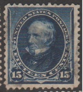 U.S. Scott #227 Clay Stamp - Used Single