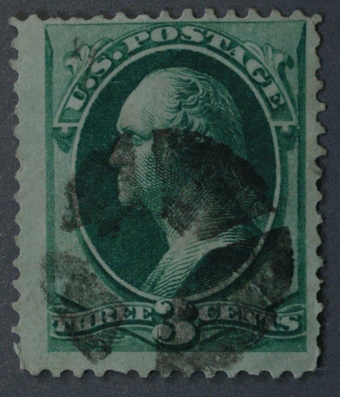 United States #147 3 Cent Washington Used Geometric Cancel