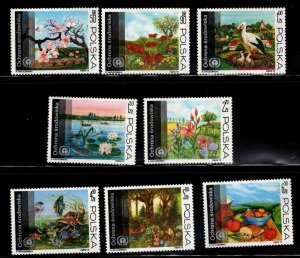 Poland Scott 1987-1994 MNH** Environmental Protection set