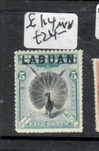 LABUAN SG 114   5C  BIRD        MOG        P0824H