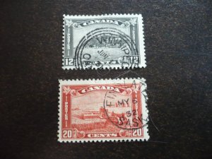 Stamps - Canada - Scott# 174-175 - Used Part Set of 2 Stamps