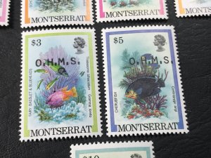 MONTSERRAT # O45-O55-MINT/NEVER HINGED-COMPLETE SET----OFFICIALS----1981