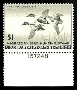 U.S. #RW12 MINT PL# SINGLE OG HR