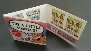 *FREE SHIP Singapore Try A Little Kindness 1999 Cartoon Dog Cat (booklet) MNH