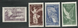 Romania 642-645  Complete