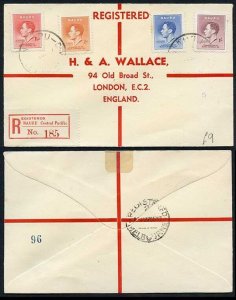 Nauru 1937 Coronation on a Cover