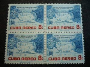 Stamps - Cuba -Scott#566-569,C153-C155,E22- Mint Hinged Set of 8 Stamps - Blocks