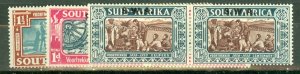 AB: Southwest Africa 133-4, B5-8 mint CV $139