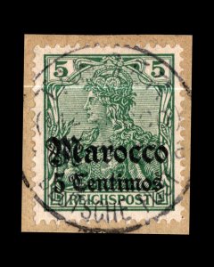 VINTAGE:MOROCCO 1905 SCOT # 32A $ 24 LOT # VSWGOFMORROC1905-H33 