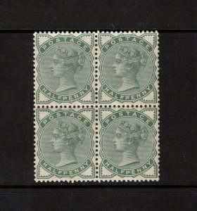 Great Britain #78 Very Fine Never Hinged Block Watermark 30 Perf 14