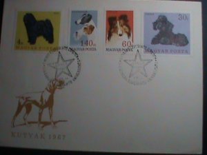 ​HUNGARY-FDC-1967-SC# 1840 BEAUTIFUL LOVELY HUNGARIAN DOGS: MNH COVER VF